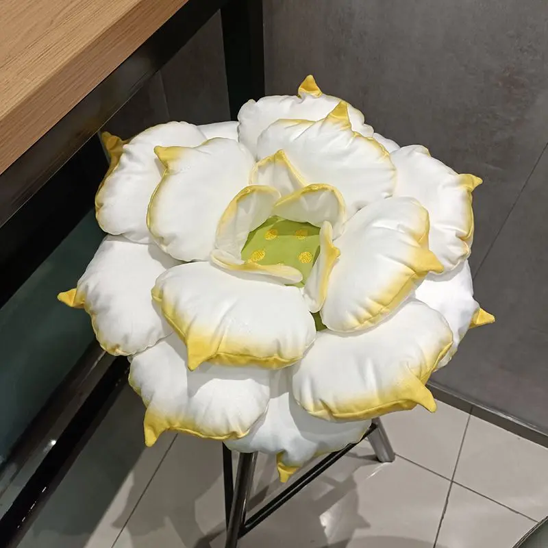 Lotus Succulent 3D Simulation Pillow, Living Room Sofa Cushion, Bay Window Decoration Ornament, Fun Plant Plush Doll Girl Gift