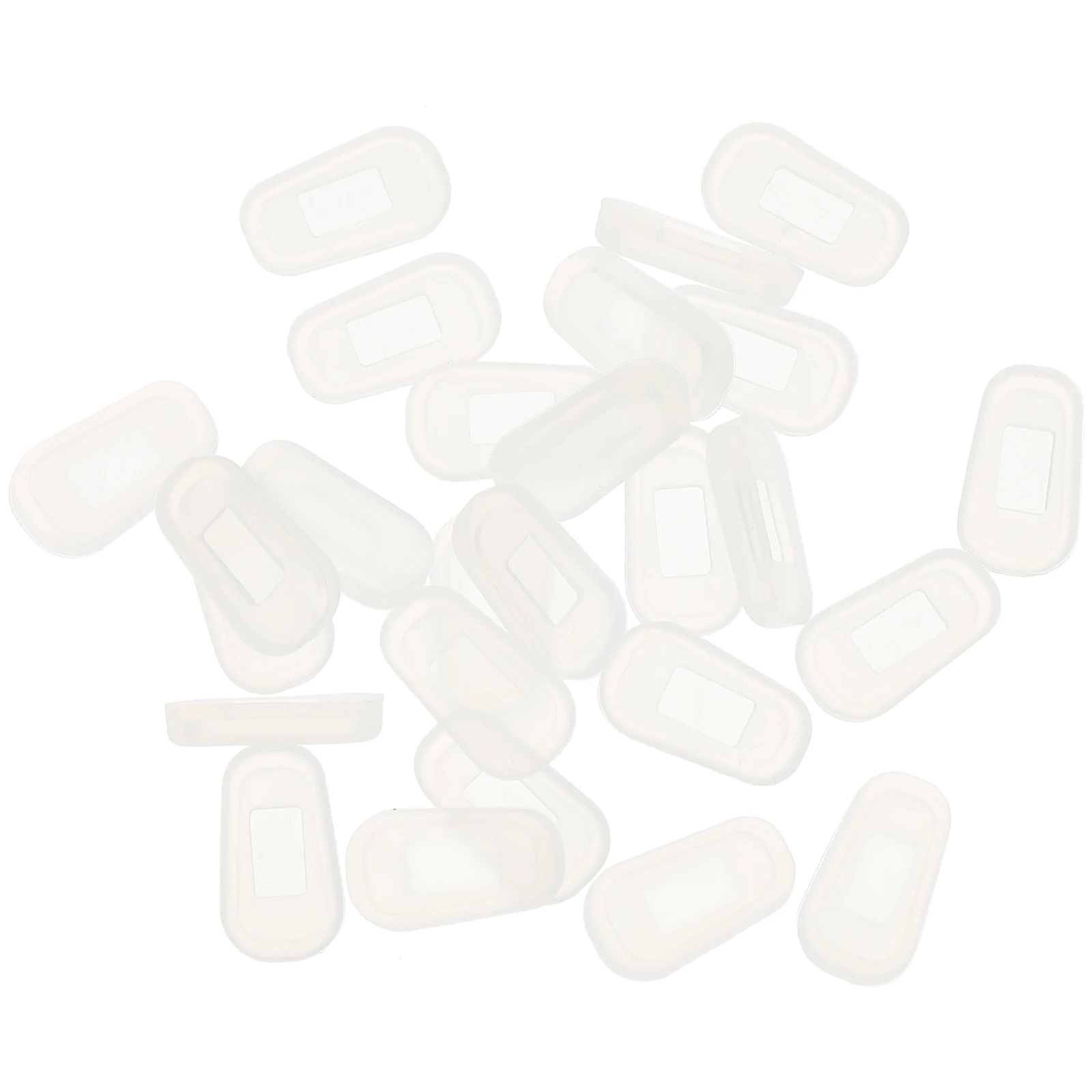 

12Pairs Eyeglass Nose Pads Silicone Anti-Slip Comfortable Durable Glasses Supplies Nose Pads for Glasses Eyeglasses Repair Parts