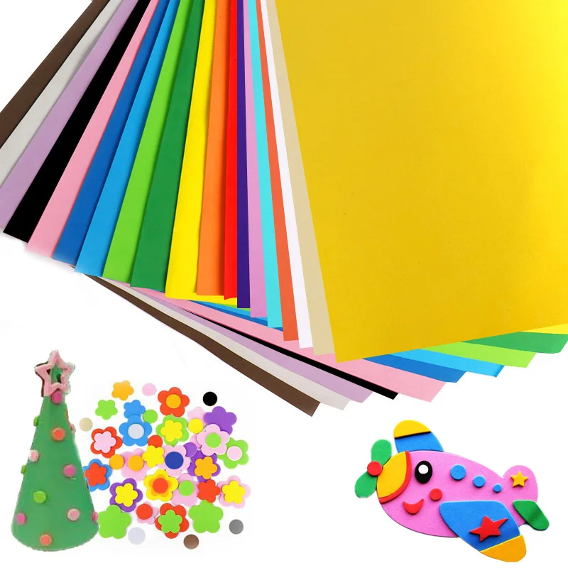 Dicke 2 mm bunte EVA-Schaumstoffplatten, 50 x 90 cm, weicher, langlebiger Cosplay-Bastelschaum für DIY-Kostüme, Kunst, Requisiten und Schulprojekte – Detail 6