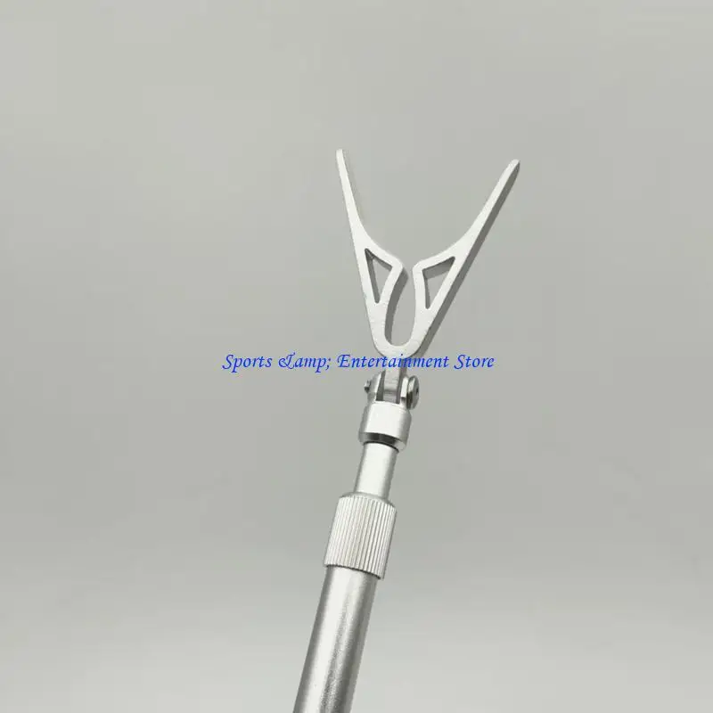 

G7NF Регулируемое положение держателя удочки для зимней удочки Съемная опора повышает комфорт рыболова Алюминиевая конструкция