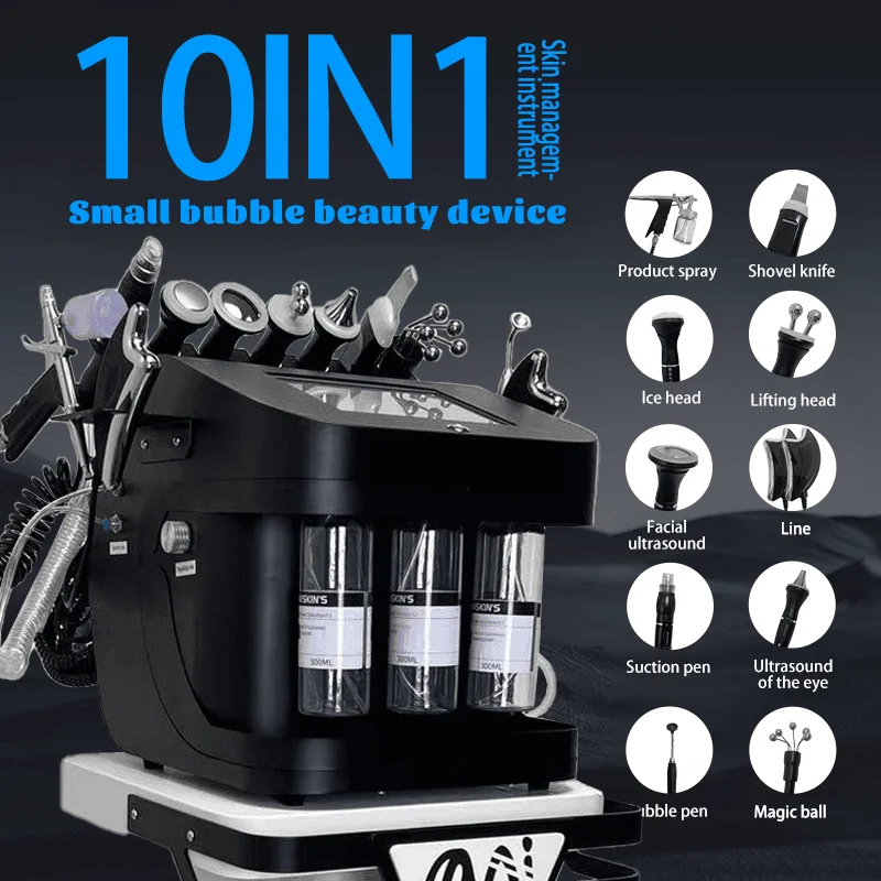 11-in-1 gezichtsmachine H2o2 Aqua Peeling Lift Skin Bubble Moisturizer Zuurstofmachine