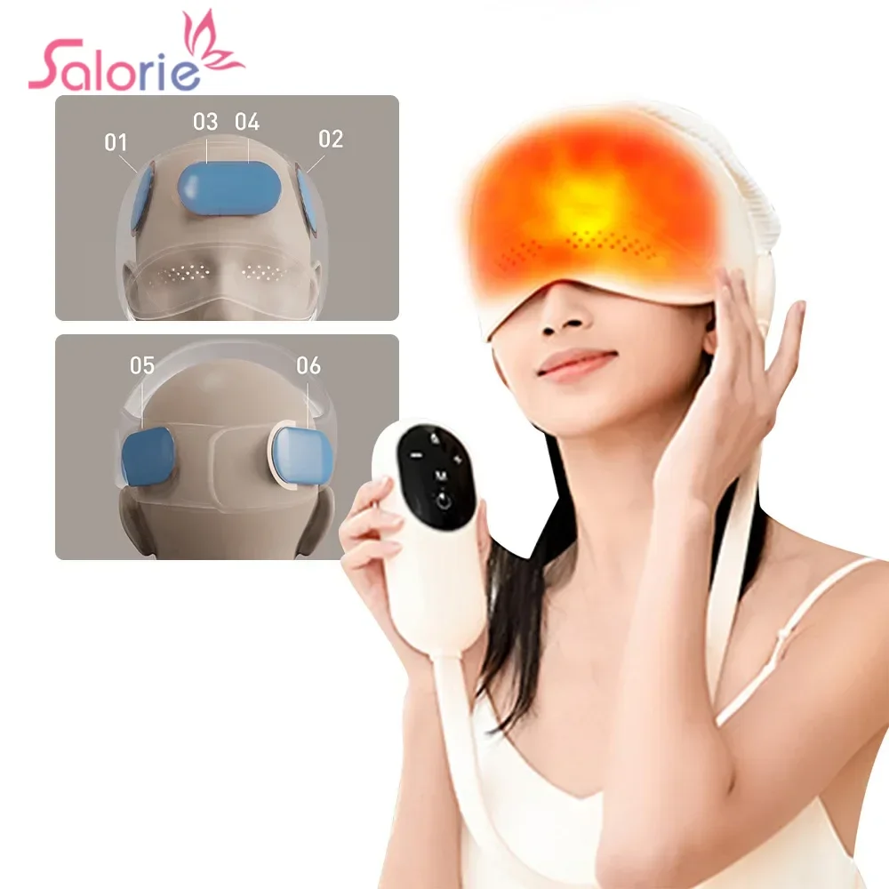 

Electric Air Pressure Head Massager Heating Scalp Massager for Headache Kneading Airbag Head Deep Massage Device Help Sleep Tool