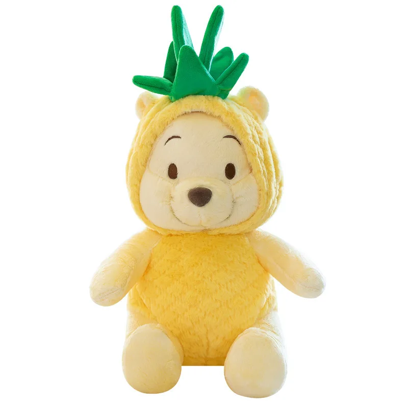 Disney Pineapple Bears Plush Toy Stuffed Animal Doll Winni Bear Children\'s Pillow Doll Cute 30cm Bear Doll Birthday Gift