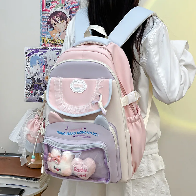 Japanese High School Girls Backpack School Bags For Teenage Girls Multi Pockets New Kawaii Backpack Women Harajuku Cute Mochila