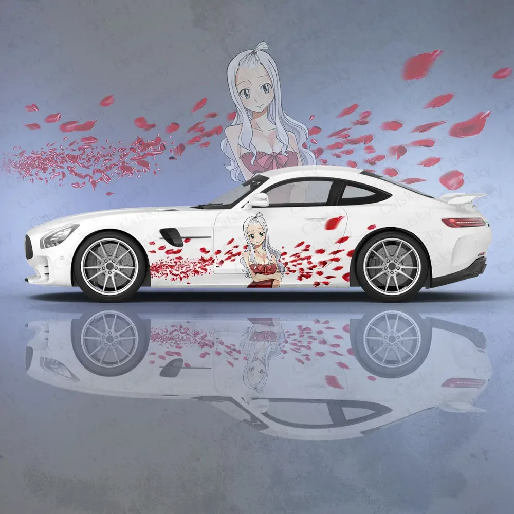 

Mirajane Strauss FAIRY TAIL Грузовик Автомобильная наклейка Наклейка на капот Дверь Кузовная сторона Универсальная новая автомобильная наклейка Украшение Автоаксессуары