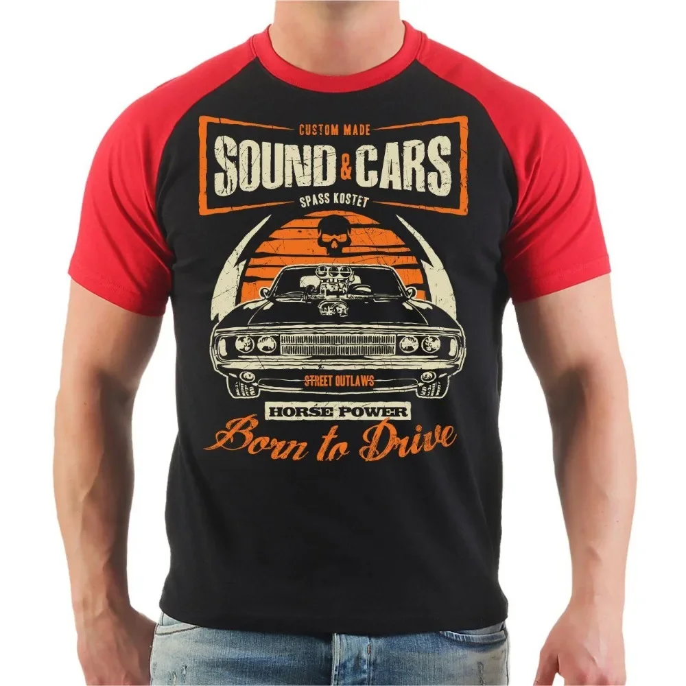 T-Shirt Sound Cars Horse Power Custom Turbo Tuning Auto Mechaniker Werkstatt  Newest Letter Print Cartoon Crazy T Shirts