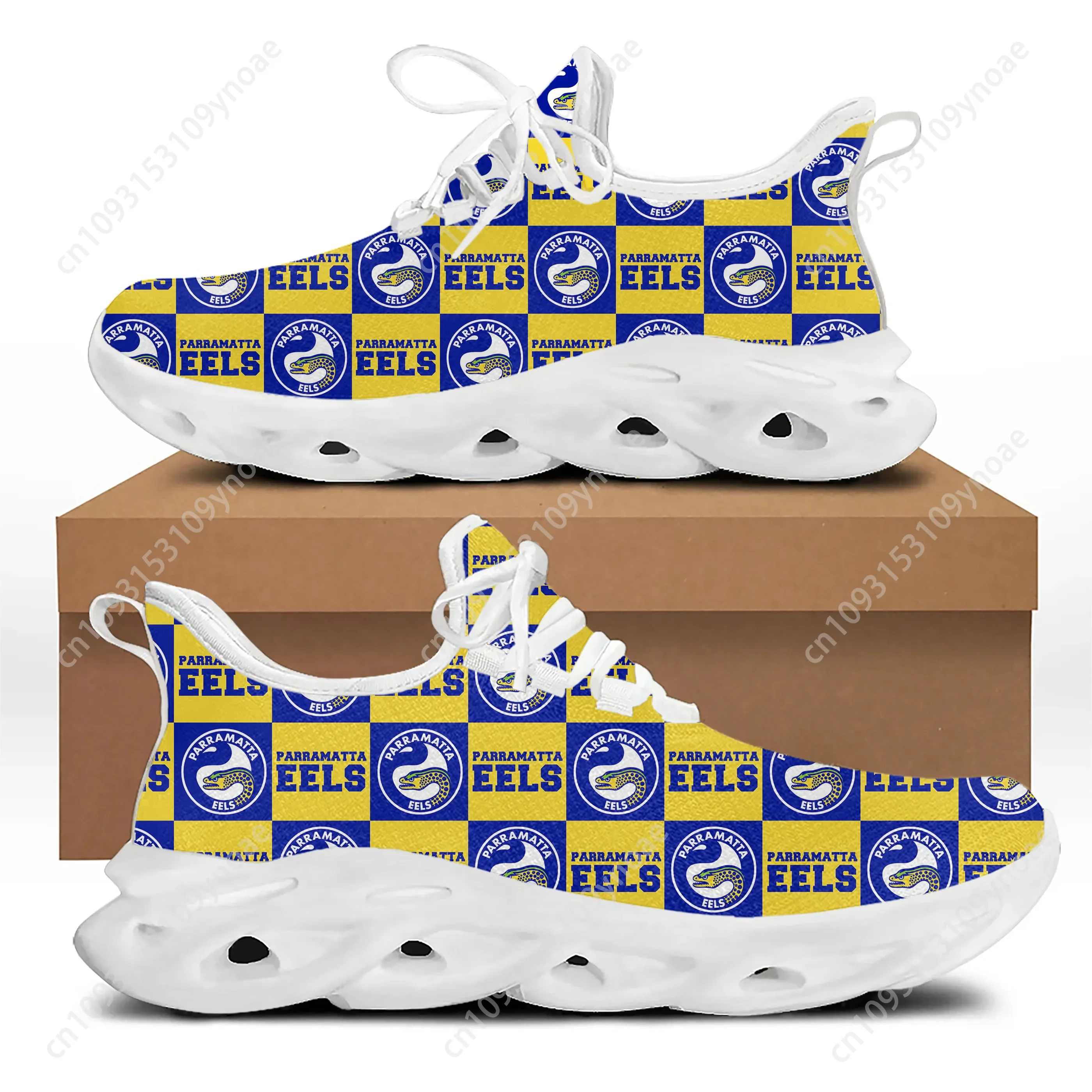 Parramatta Eels Australian Rugby Flats Sneakers Mens Womens Sports Running Shoes High Quality DIY Sneaker customization Shoe