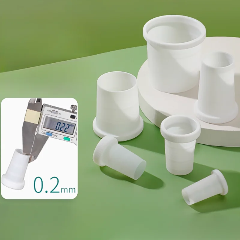 Tetrafluoro Thin Cover Standard Thin Plug Polytetrafluoroethylene PTFE Acid and Alkaline Resistant High Temperature Plug