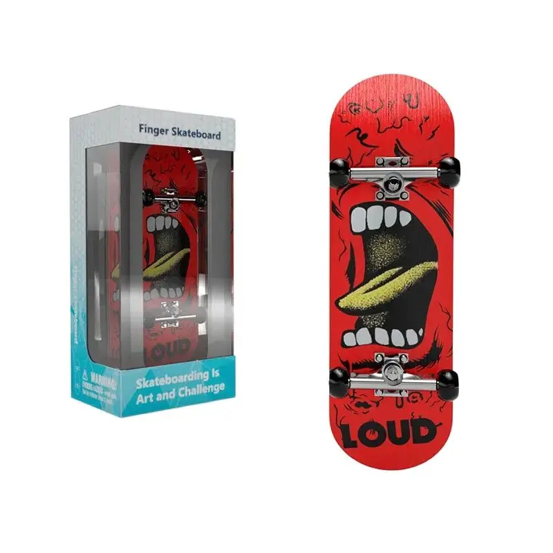 Mainan Puzzle Skateboard jari profesional, hobi papan jari Anti stres mainan sensorik untuk anak laki-laki Mini hadiah lucu untuk anak-anak