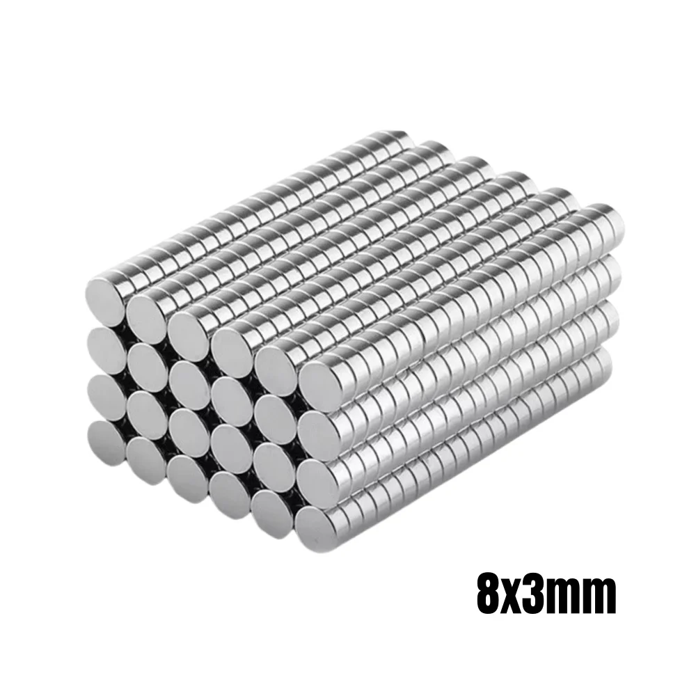 20~300pcs 8x3 Mm Rare Earth Magnets Strong Diameter 8x3mm Small Round Magnet Disc 8mm X 3mm Permanent Neodymium Magnets 8*3 Mm