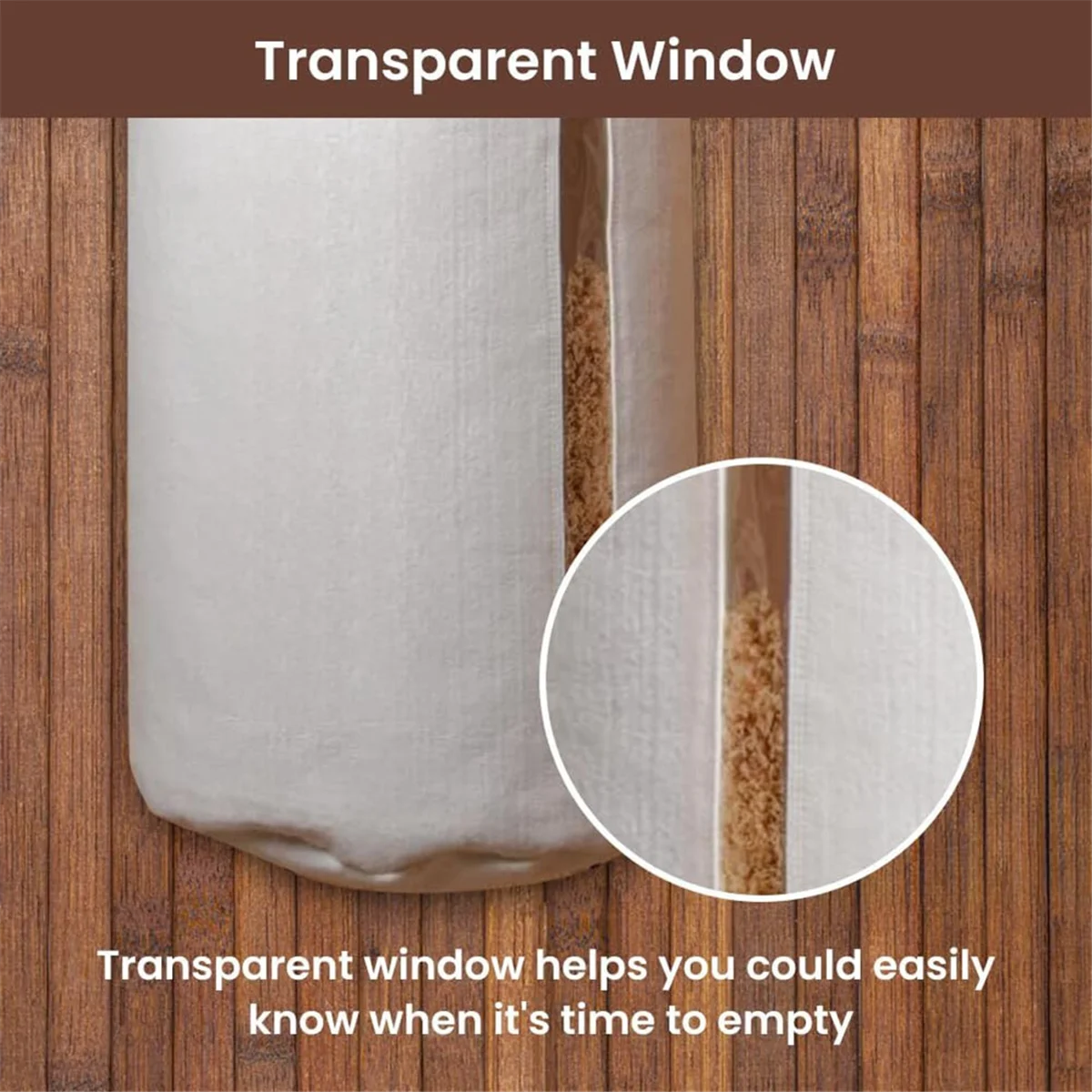 

AA25 30 Dust Collector Bag with Clamp, 4Inch Universal Vacuum Filter Bag - for DW735, DW734, Grizzly, , Shop