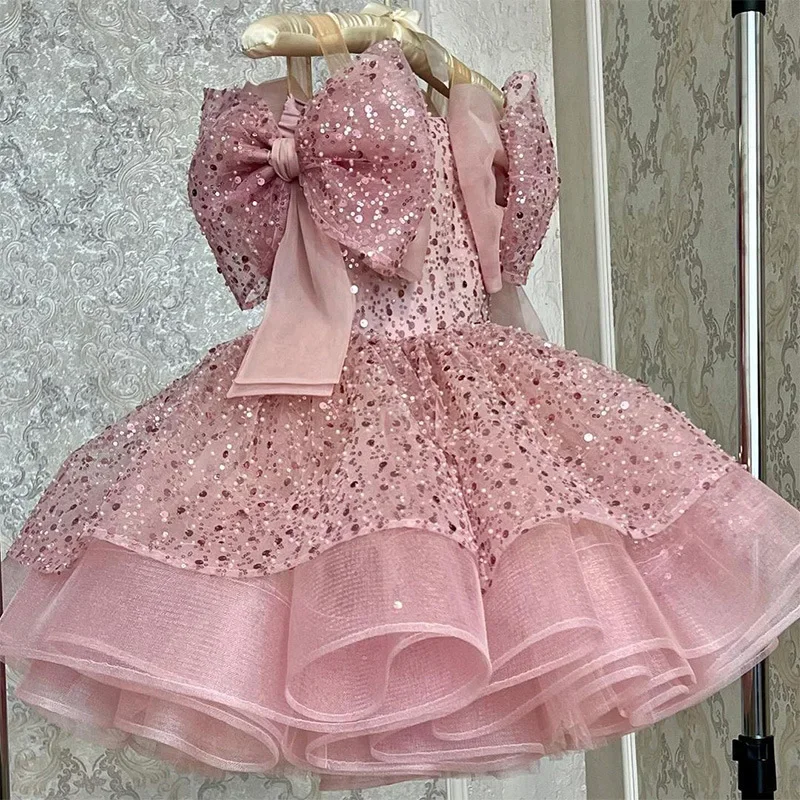 Kids Party Dress for Kids Girl Bridesmaid Dresses for Girls From 12 to 14 Years Old Lolita Cosplay Infant Dress Gown Elegant 8 6