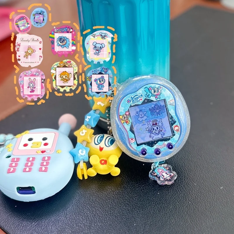 Auf Lager: Tamagotchi Uni Schutzfolien-Set – Mezzo Piano Cartoon Panel Papier Selbstklebende Displayschutzfolien für elektronische Haustiere ﻿