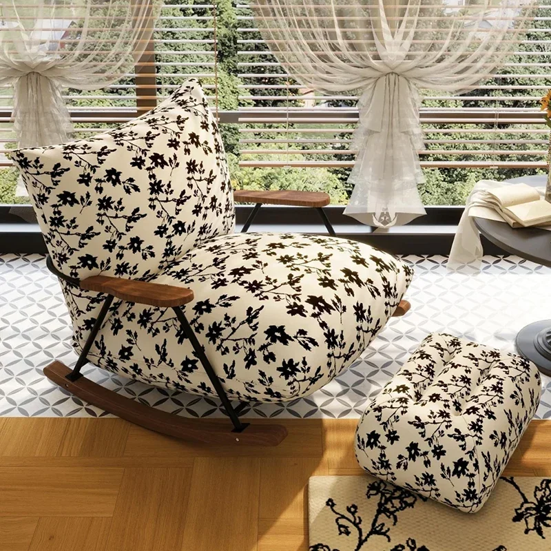 Tumbonas Vintage, sillas perezosas para sala de estar, brazo cómodo, sillas trono de lectura para relajarse, Sillones de balcón de diseño, muebles para el hogar