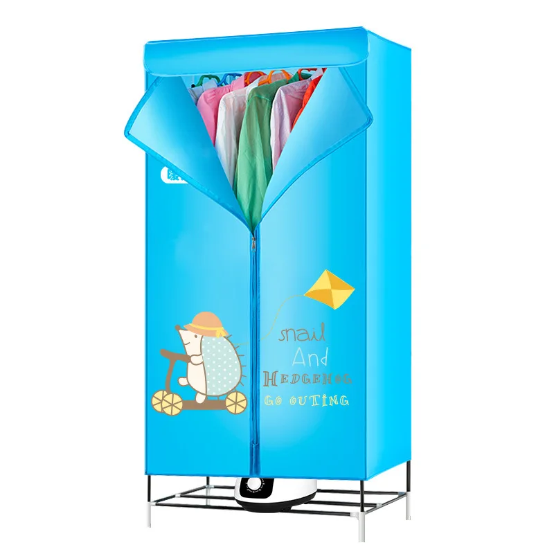 

Clothes dryer Household air drying Warm air dryer Double layer clothes dryer, small baby drying wardrobe