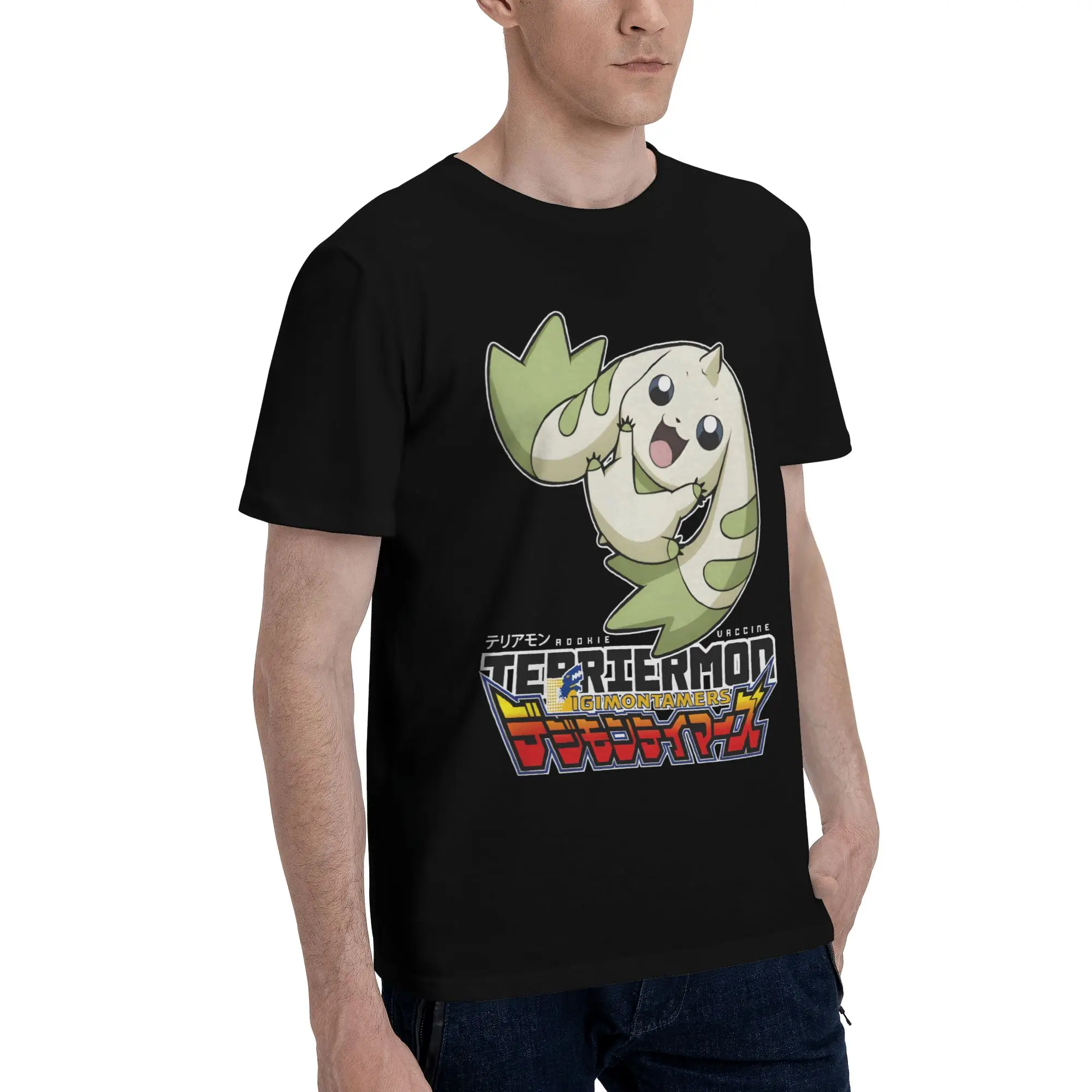 Digimon 22 Graphic 100% Cotton T-Shirt Bandai Tees Tops For Men