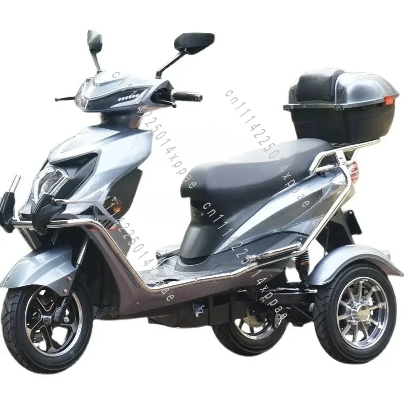 Scooter 100km Differential Climbing  Tricycle Moped 72V Lithium Battery