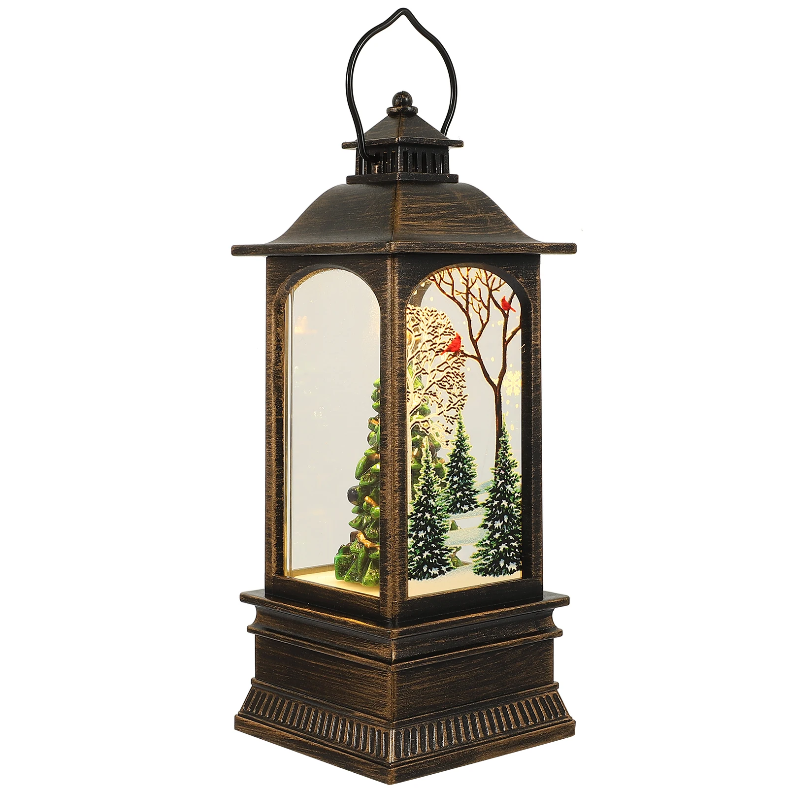 

Plastic Operated Christmas Mini Breeze Light Crafts Hanging Lanterns Decor nament Scene Glow Elements Party Festival