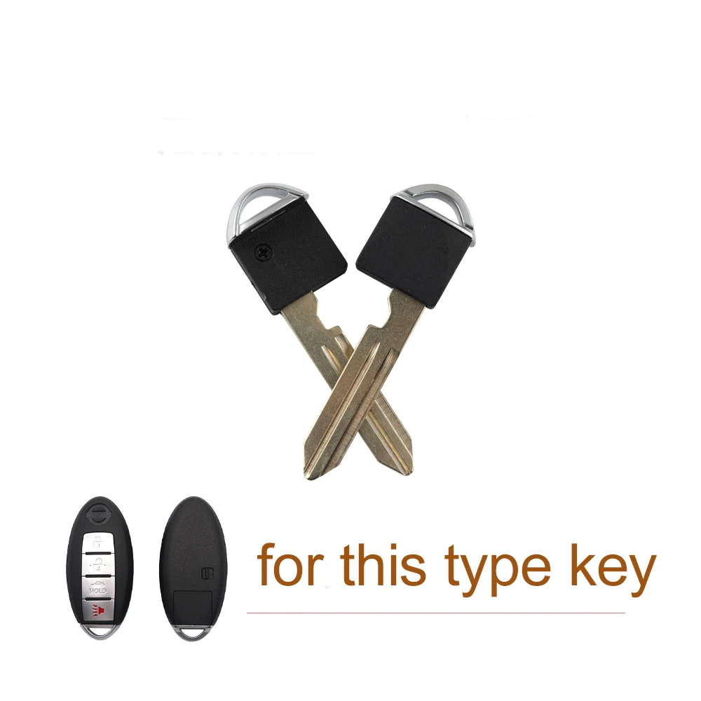 Car Remote Car Smart Key Keyless Emergency Insert Uncut Blade Blank for Nissan for Infiniti Alitma Armada Cube EX35 M35 M45