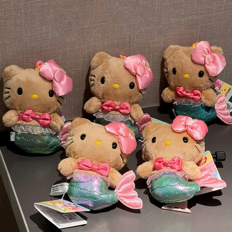 

Kawaii Hello Kitty плюшевый брелок с русалкой, гавайская мягкая кукла, сумка, кулон, декор