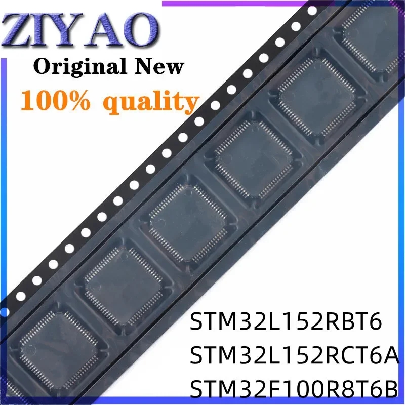 100% nouveau jeu de puces QFP-64 STM32L152RBT6 STM32L152RCTsnapSTM32F100R8T6B STM32LElement RCTsnap32F100R8T6B STM32F100 R8T6B