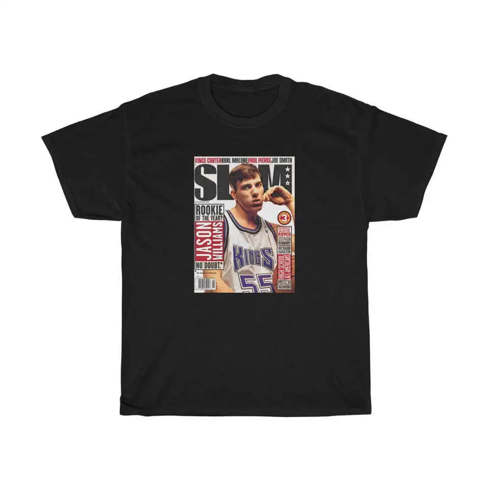 Camiseta de algodón pesado Unisex, camisa de Jason Williams, Chocolate, Slam, blanco, S-5xl