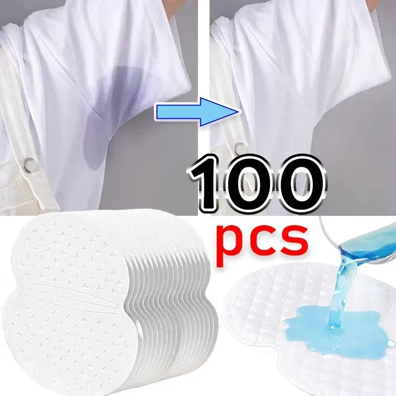 Summer Underarm Sweat Pads Thin Armpit Sweat-absorbing Patch Breathable Stay Dry Invisible Absorbent Cotton Sticker Pasters Amag