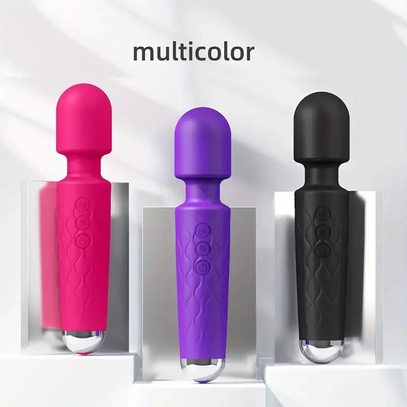 

1 portable electric massage stick, 8-speed, 20 frequency, muscle relaxation, suitable for back, neck, leg, and waist massage