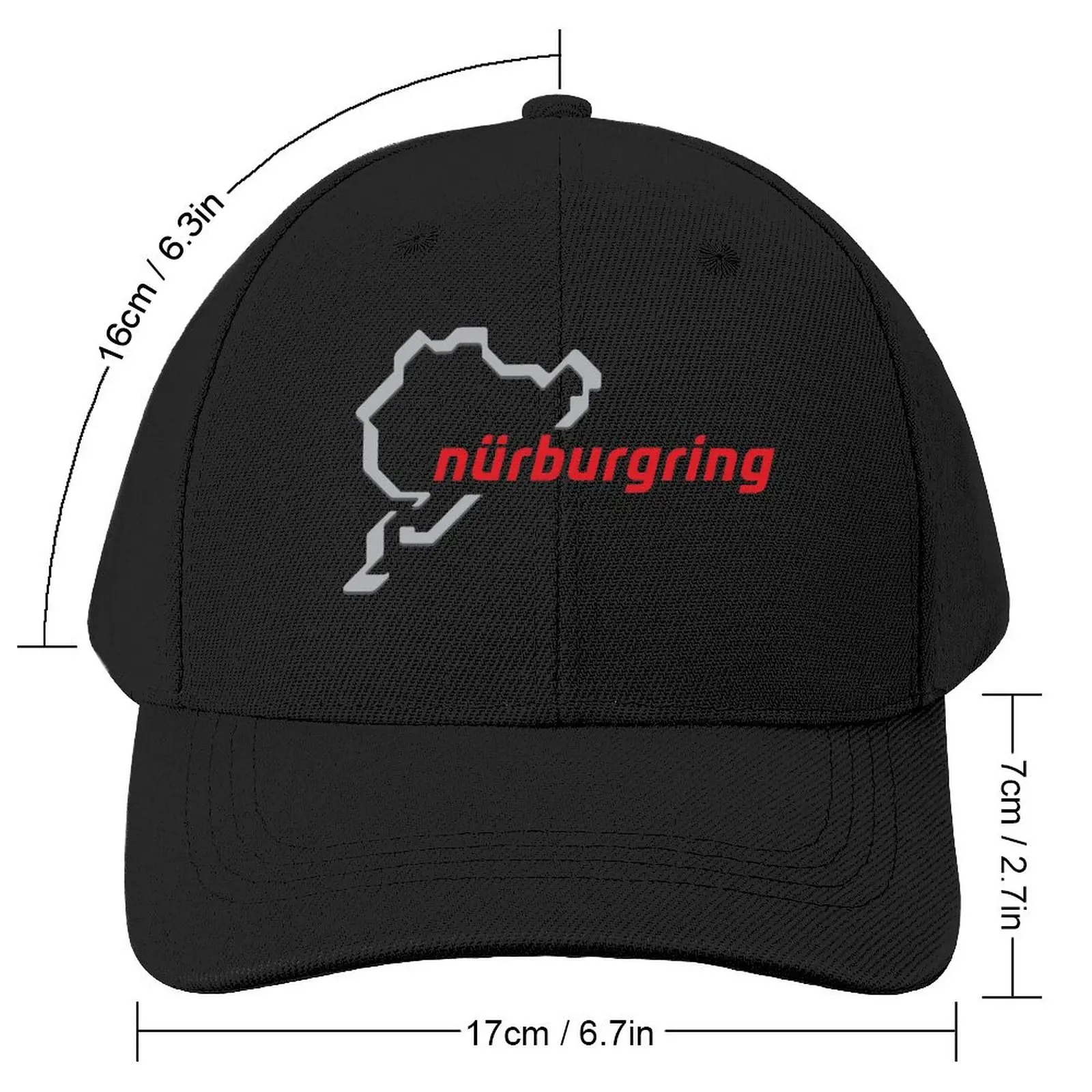 Race Track Germany Nurburgring Baseball Cap Designer Hat Christmas Hat Man Cap Women's