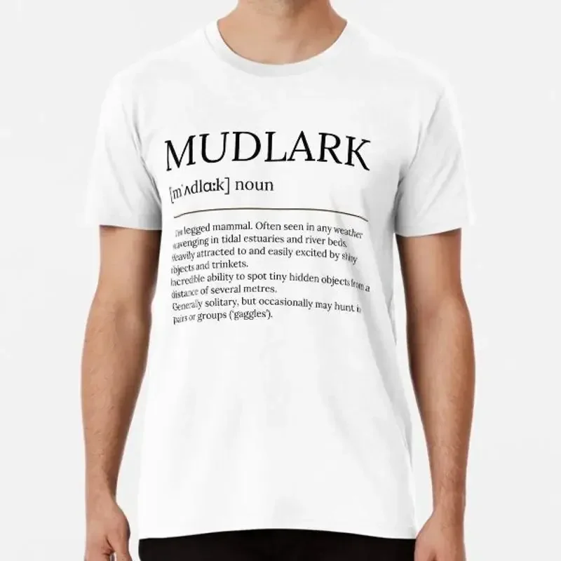 Lustiges Mudlark-Wörterbuch-Definition-T-Shirt S 5XL Best