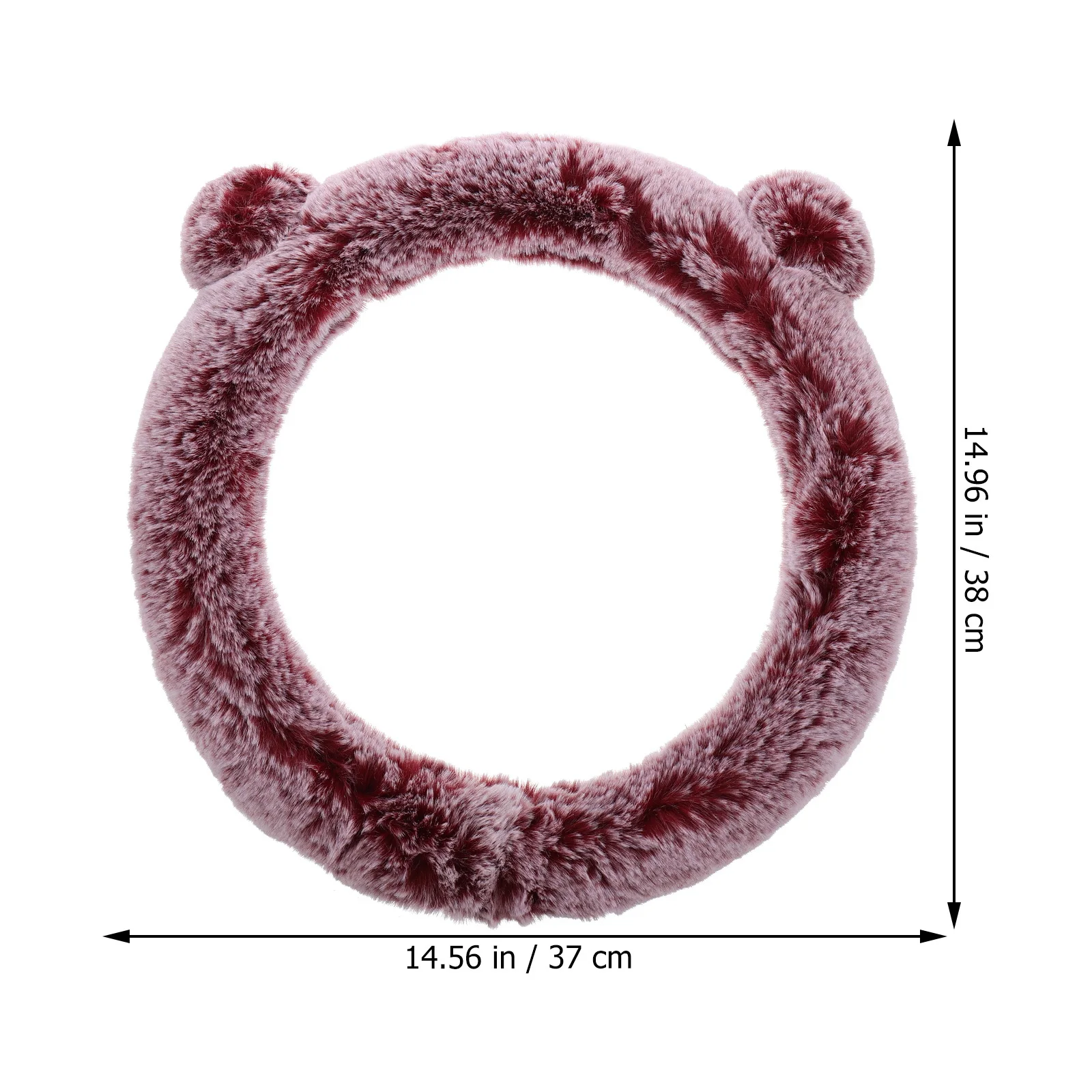 

1pc Cover Warm Steering Wheel Sleeve Universal Fit Steering Wheel Protector For Car Interior