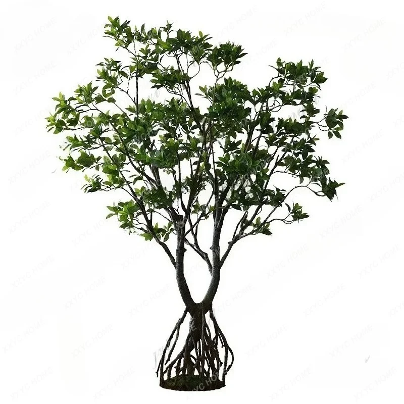 XX simulated mangrove indoor and outdoor landscaping simulated green plants hotel scenic garden decoration fake plants
