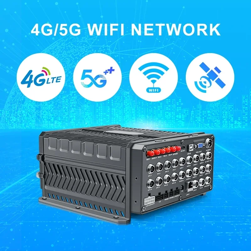 Камера Configure 1080p или 720P, 16-канальный 2 SD-карты, MDVR 3G 4G WIFI GPS-отслеживание, мобильный видеорегистратор, комплект системы записи MDVR