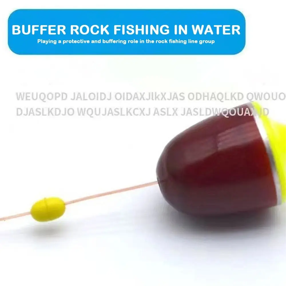 2024 Soft/Hard Anti-Collision Beans Floating Bait Hook Float Stopper Line Bean Carp Fishing Lures Fishing Beads Rock Fishing