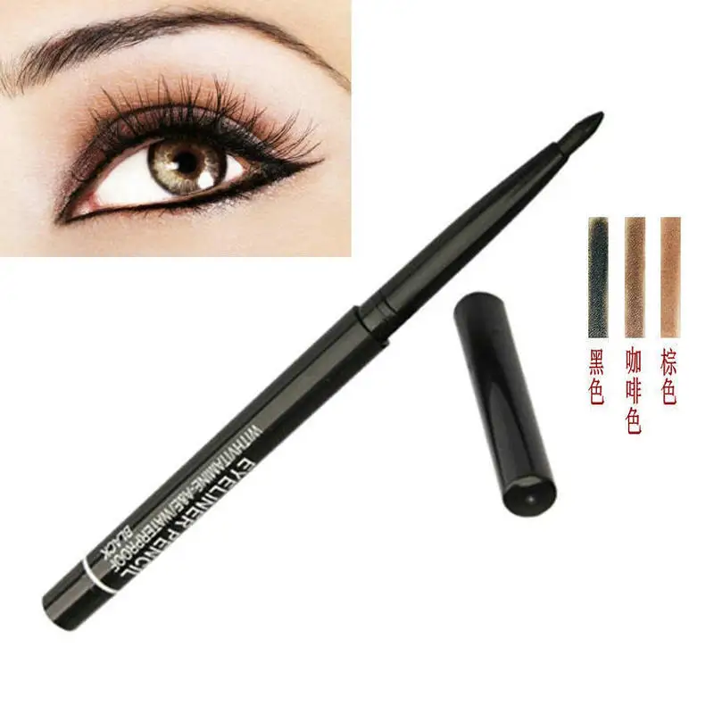 Neue 1Pc Eyeliner Flüssigkeit Stift Wasserdicht Langlebige Schnell Trocknend Glatte Make-Up Schönheit Matte Eyeliner Stempel Auge Bleistift