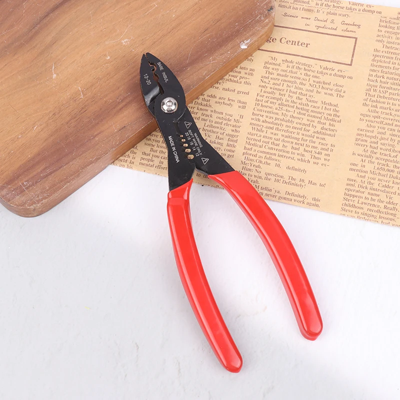 Compact Wire Stripper Multi Purpose Electricians Pliers Wire Crimper Wire Service Tool