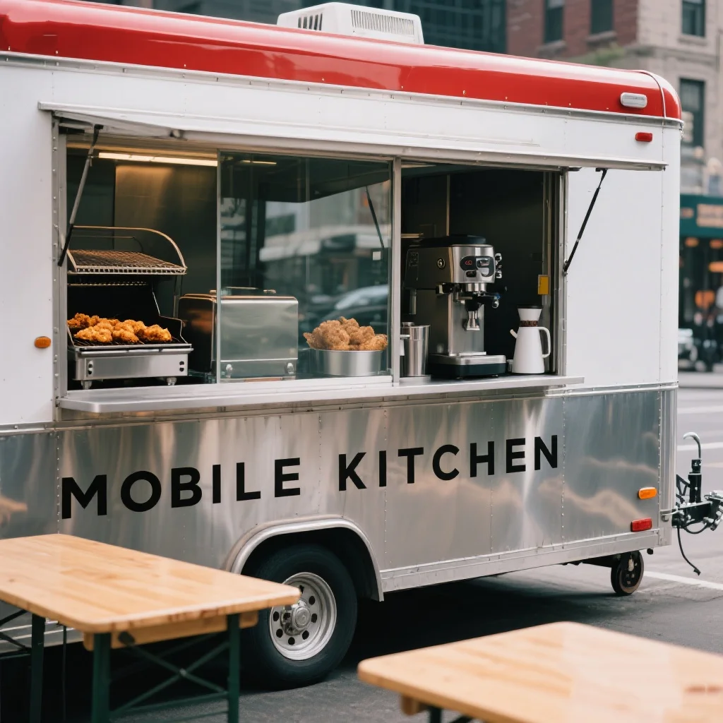 Concession High Quality Fully Equip Trailer Fast Mobile Food Cart Truck with Full Kitchen for Sale Ghana