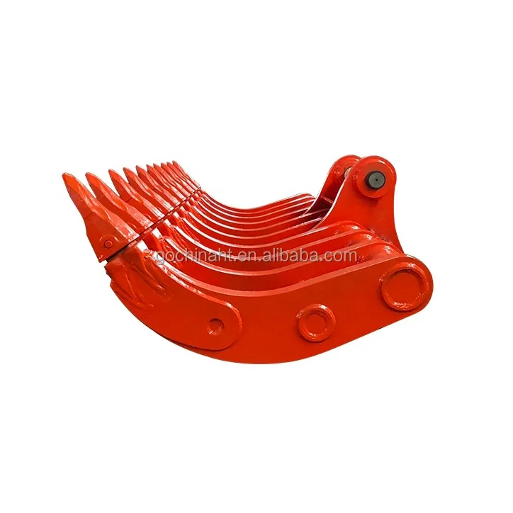 HUITONG high quality Excavator root rakes manual mechanical ripper rakes 3/5/8/12/15/20/30/36 ton excavator