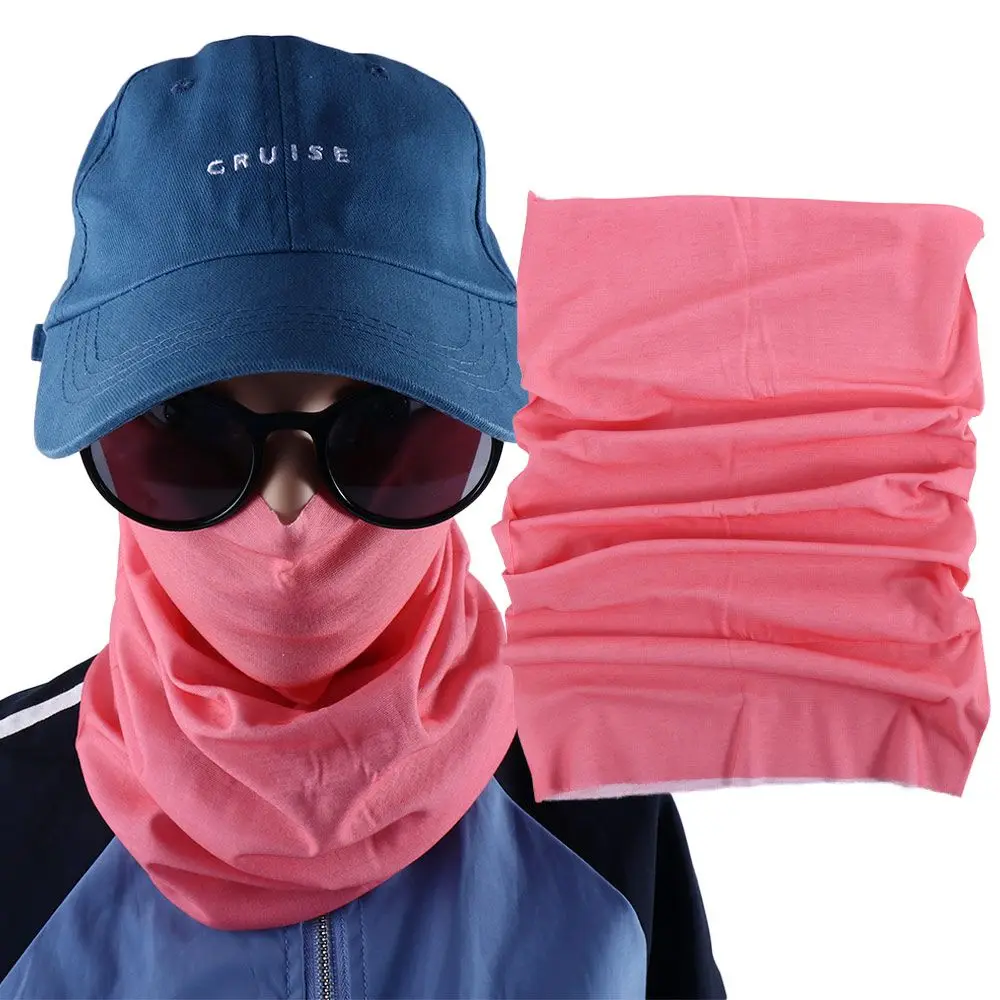 Men Scarf Neck Warmer Fishing Tube Face Shield Sport Headband Seamless Bandana Neck Tube Scarf Cycling Face Scarf Mask Bandana