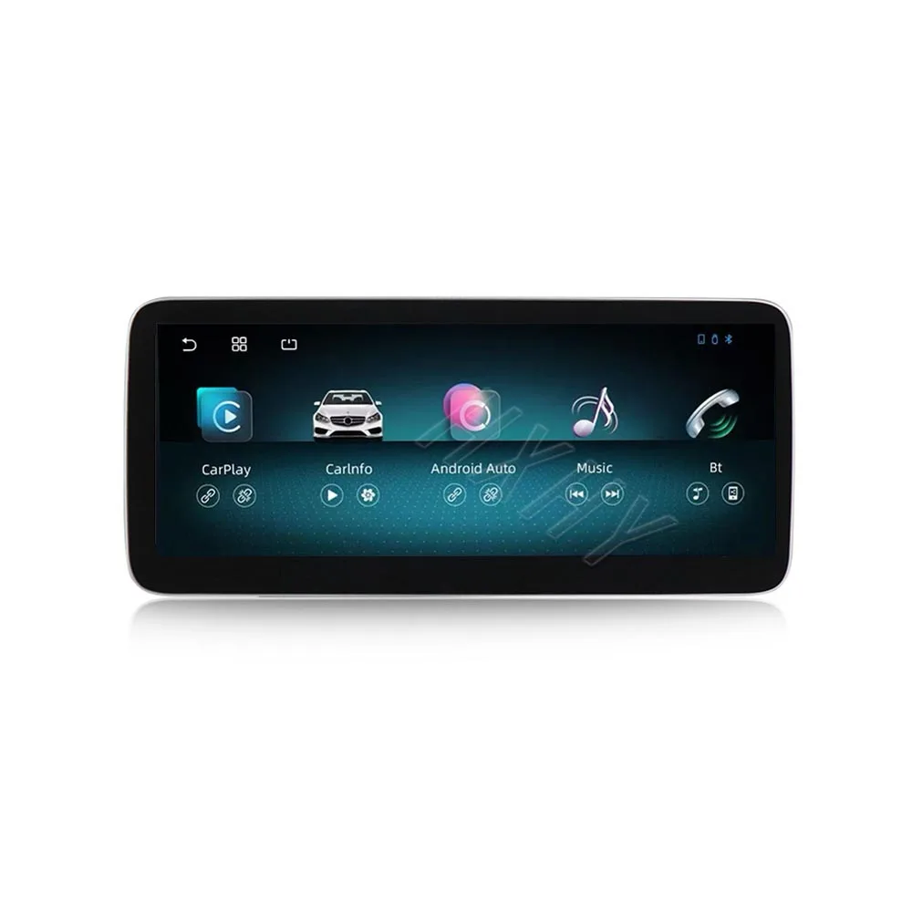 Wireless CarPlay Android Auto Car Multimedia Touch Screen Radio for Mercedes Benz C-Class W204 W205 GLC X253 V Class W63