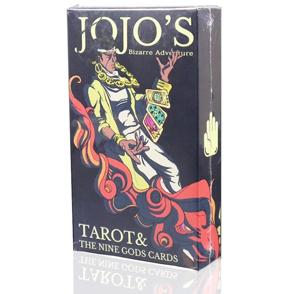 JoJo\'s Bizarre Adventure STARDUST CRUSADERS jojo Tarot Cards 22 REGULAR & FAN ART Grand Akana & 9 Royal Gods Cosplay 53pcs Gift