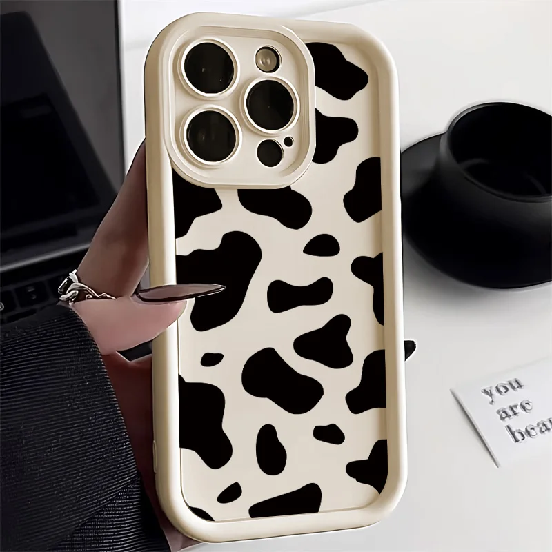 Fashion Zebra Stripe Black White Phone Case For iPhone 15 Pro Case iPhone 13 11 12 14 Pro Max XR XS X 7 8 15 Plus SE 2020 Cover