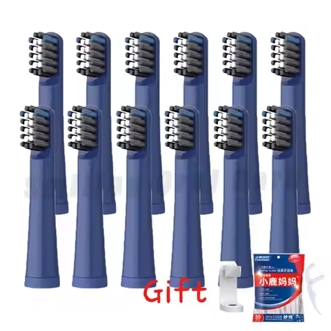 3/6/12PCS Replace Heads for Realme N1 Electric Toothbrush Heads Sonic Smart Brush Heads Soft DuPont Bristle Replacement Nozzles