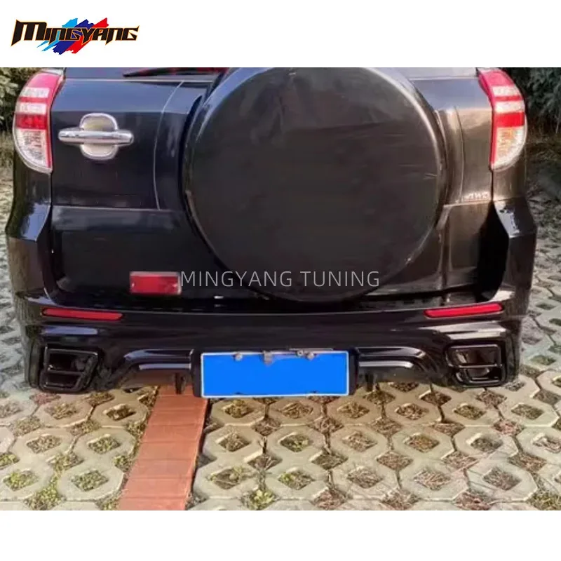 طقم هيكل مصدات السيارة عالي الجودة مناسب لـ RAV 4 RAV4 2009-2012 ترقية التغيير إلى Bodykit
