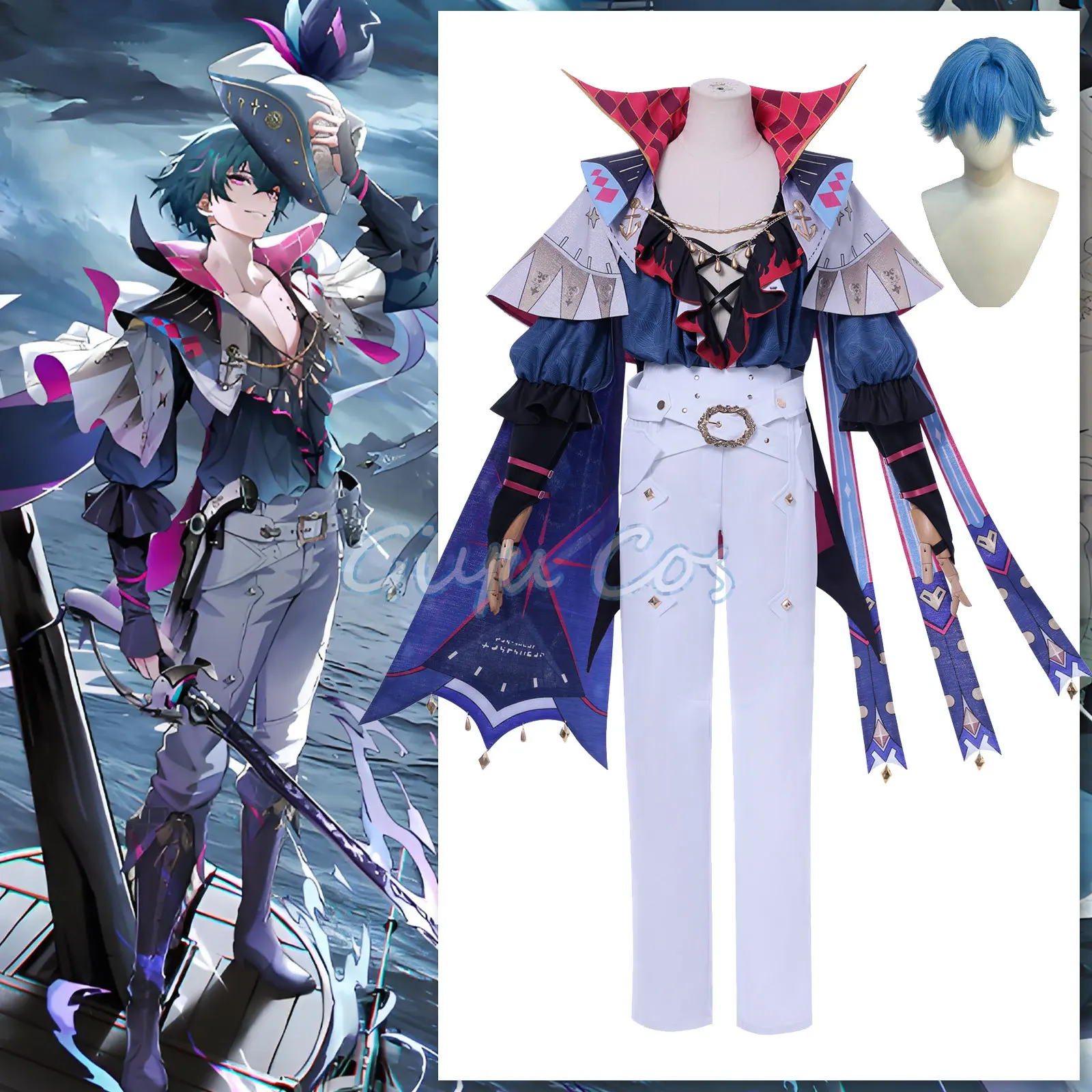 

Wuthering Waves Brant Косплей Костюм Карнавальные Аниме Костюмы на Хэллоуин Женская Игровая Униформа