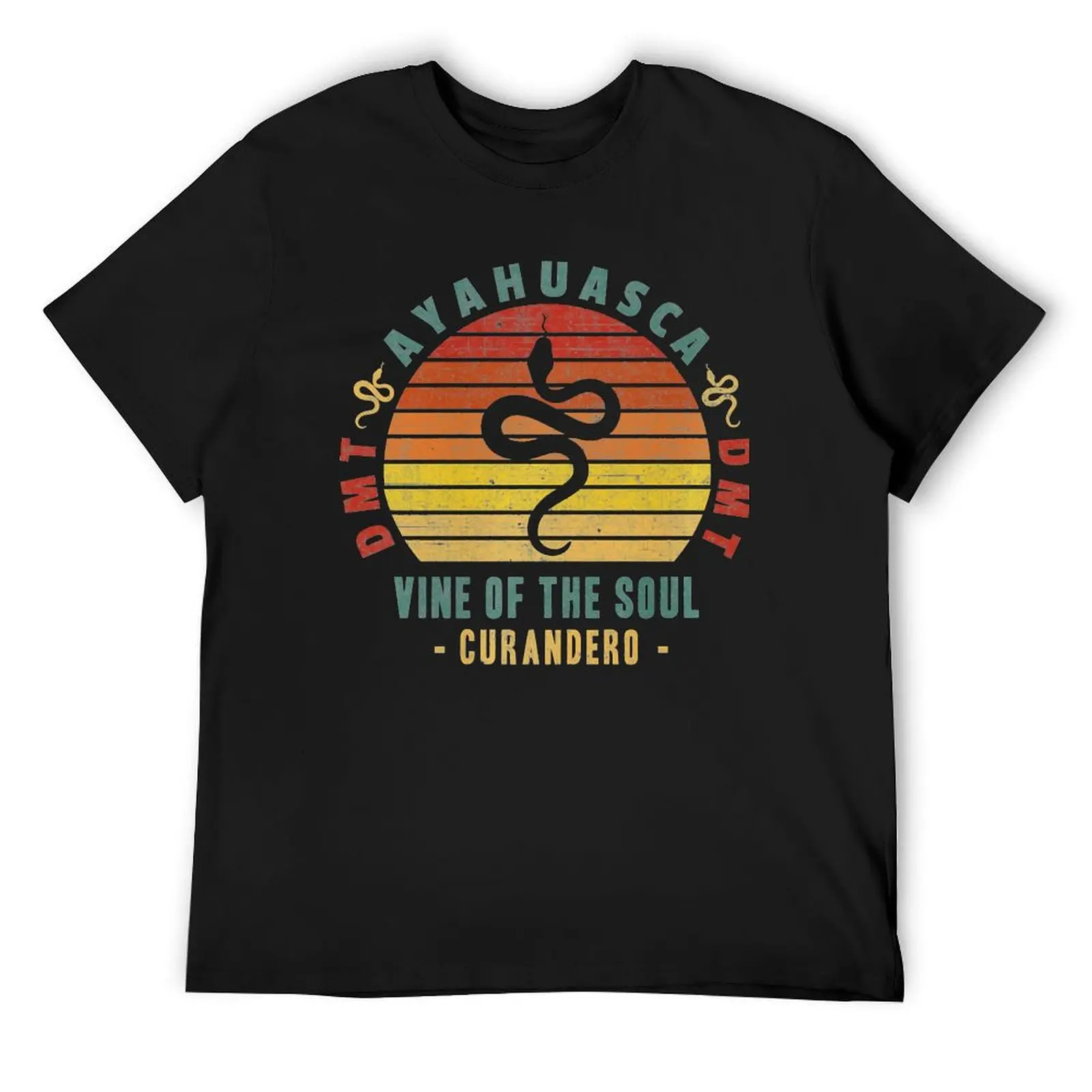 Ayahuasca Shaman, Vine of the Soul Serpent, Curandero Healer T-Shirt essential t shirt customs design your own Men's t shirts