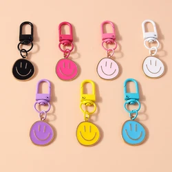 Lovely Smile Face Keychain Emoticon Keyring Pendants for Men Women Key Holder Handbag Decor Pendant DIY Jewelry Gifts