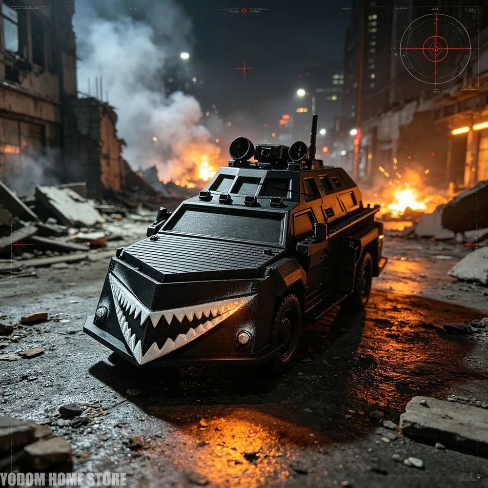 3d Printed Clown Storm Chasing Tiv2 Intercept Car for Desk Decoration Home Accessories Kids Gift