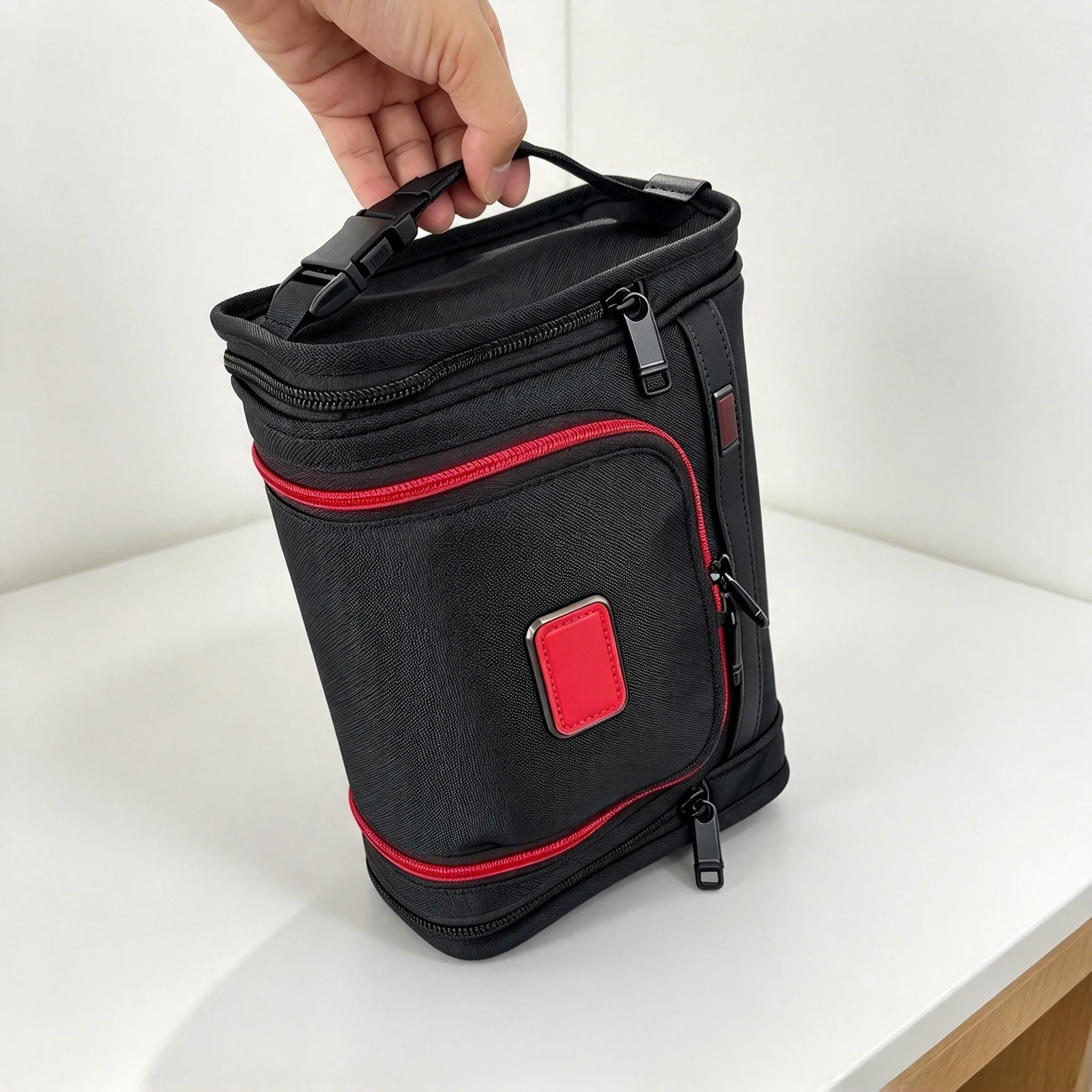 Nylon Travel Organizer Bag for Men & Women, Practical Cosmetic Makeup Storage Pouch