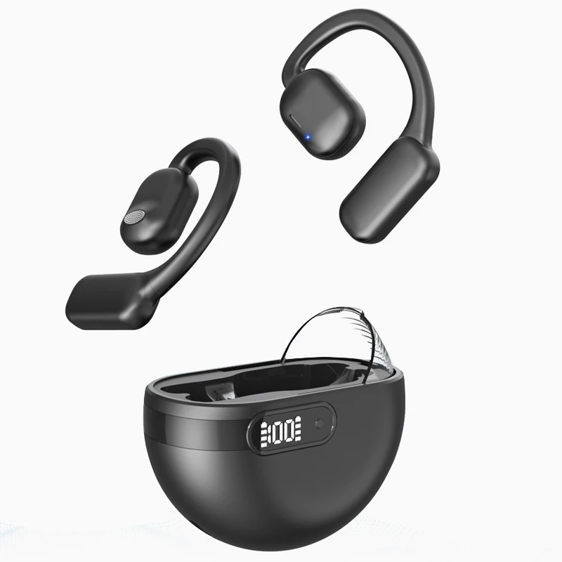 

Earphone Wireless Bluetooth-compatible Headphones Waterproof Ear Hanging Headset Noise Reduction Long Battery Life Earphones